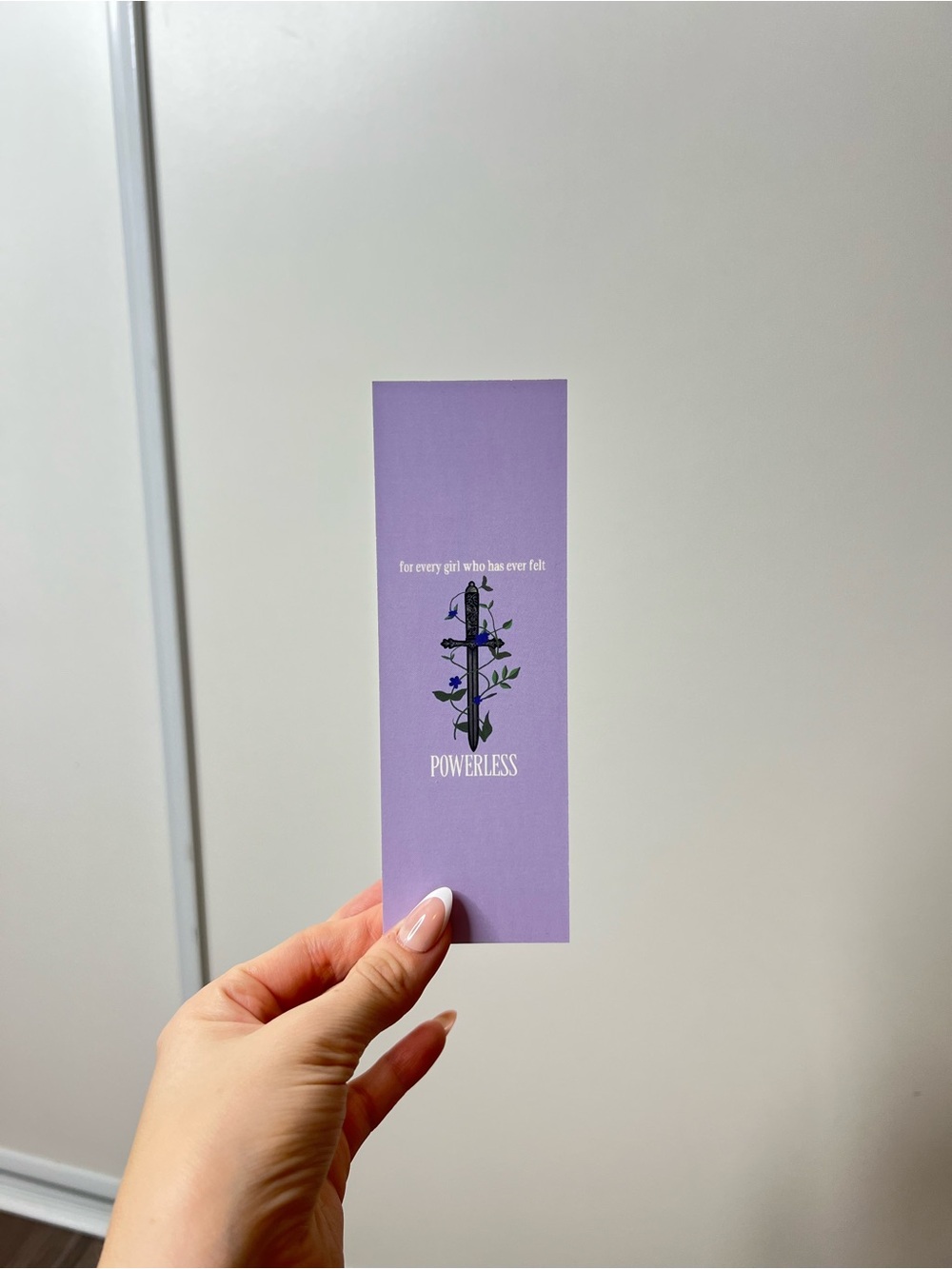 Powerless bookmark